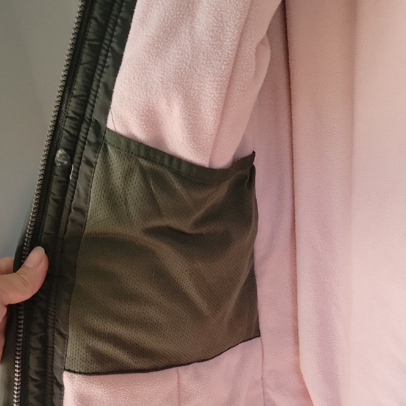 Papaya Olive Green Parka with Faux Fur Hood - Picture 5 of 7